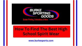 How To Find The Best High School Spirit Wear