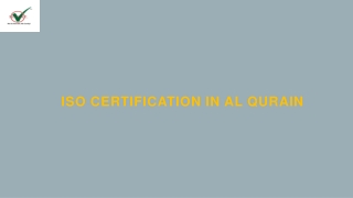 Get ISO Certification Services in Al Qurain | ISO Certification