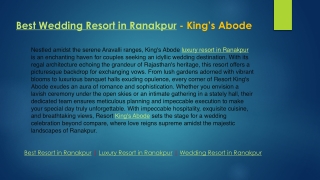 Best-Wedding-Resort-in-Ranakpur-kings-abode