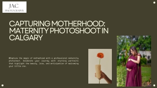 Maternity Photography in Calgary: Celebrate Your Beautiful Journey