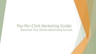 pay per click marketing guide maximize your