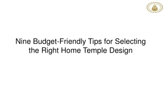 nine budget friendly tips for selecting the right