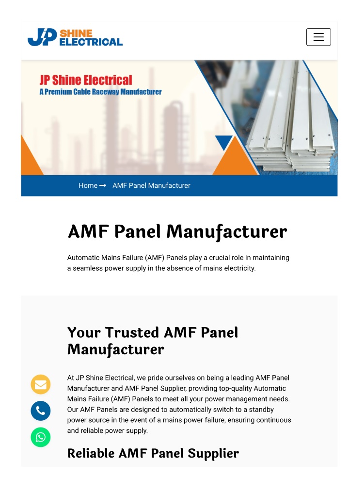 home amf panel manufacturer