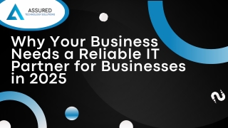 why your business needs a reliable it partner