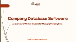 company database software