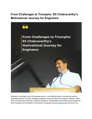 Es. Chakravarthy Vice President