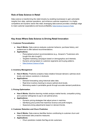 Role of Data Scienc - Google Docs