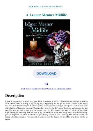 PDF Books A Leaner Meaner Midlife