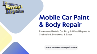Mobile Car Paint & Body Repair Chelmsford, Brentwood, Essex  Essex Smart Repairs
