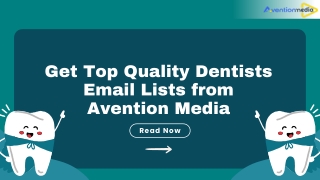 get top quality dentists email lists from