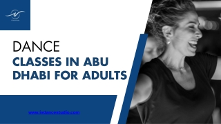 Get Fun & Exciting Dance Classes in Abu Dhabi for Adults