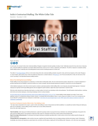 Contractual staffing in Bengaluru
