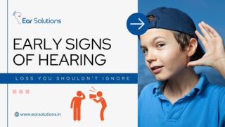 Early Signs of Hearing Loss You Shouldn’t Ignore