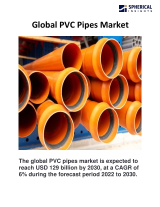 Global PVC Pipes Market