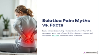 Sciatica Pain Myths vs Facts