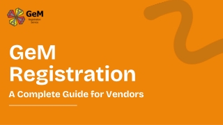 GEM REGISTRATION FOR VENDOR