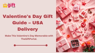 Express Your Love: Send Valentine’s Day gifts to USA from TheGiftPortal