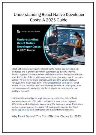 Understanding React Native Developer Costs_ A 2025 Guide