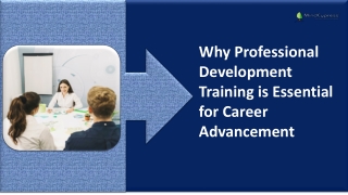 why professional development training