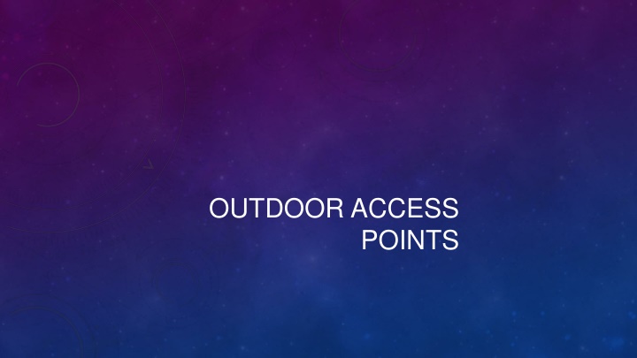 outdoor access points