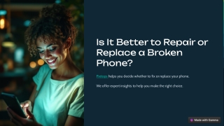 is it better to repair or replace a broken phone