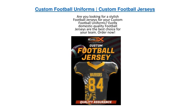 custom football uniforms custom football jerseys