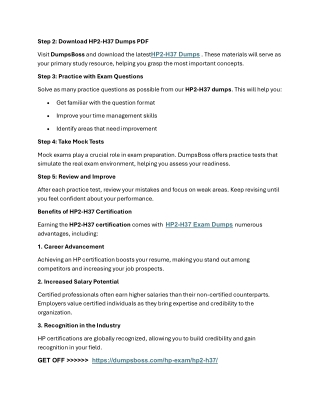 step 2 download hp2 h37 dumps pdf