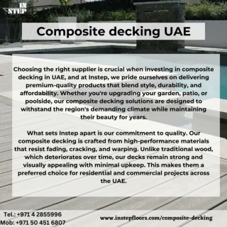 Why Composite Decking in UAE is a Smart Alternative to Wood