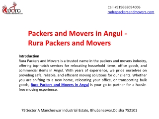 Packers and movers in angul