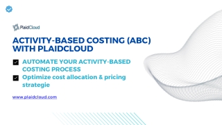 activity based costing abc with plaidcloud