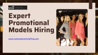 Expert Promotional Models Hiring - nationaleventstaffing.com