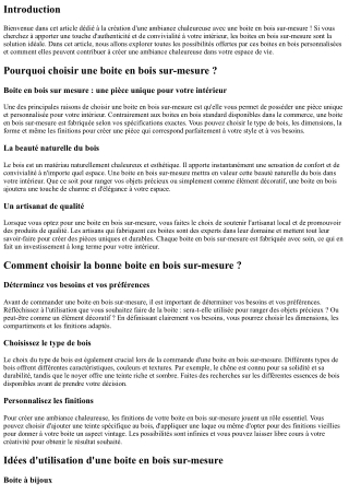 introduction