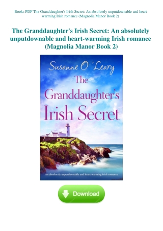 Books PDF The Granddaughter's Irish Secret An absolutely unputdownable and heart-warming Irish roman