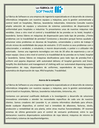 La Fábrica de Software - especialistas em dispensação hospitalar