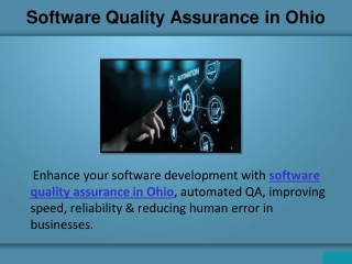 Software Quality Assurance in Ohio