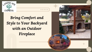 Bring Comfort and Style to Your Backyard with an Outdoor Fireplace