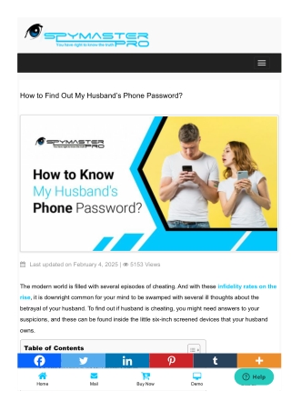 How to find out my husband’s phone password?