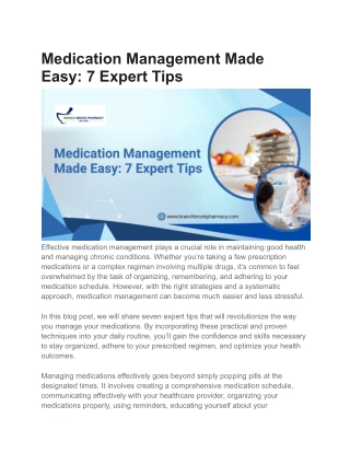 Medication Management Made Easy_ 7 Expert Tips