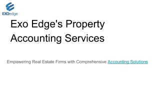 exo edge s property accounting services