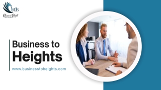 Business To Heights – Trusted Loan Services in Delhi