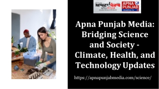 Science News  Climate Change, Health, and Technology News  Apna Punjab Media