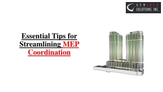 Essential Tips for Streamlining MEP Coordination