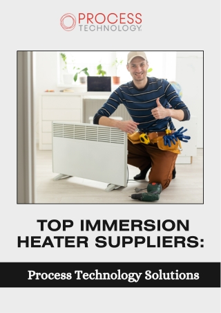 Top Immersion Heater Suppliers – Process Technology Solutions