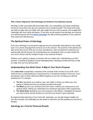title cosmic alignment how astrology can enhance