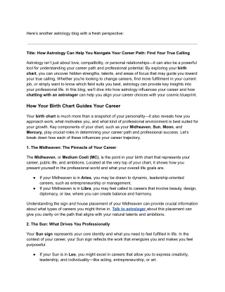 here s another astrology blog with a fresh