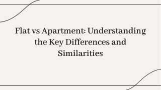 flat vs apartment understanding
