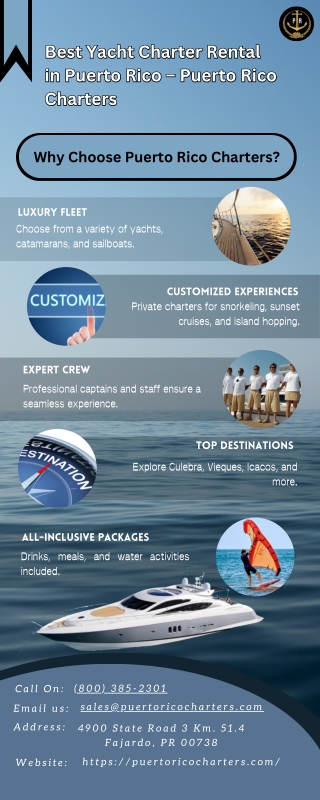 Best Yacht Charter Rental in Puerto Rico – Puerto Rico Charters