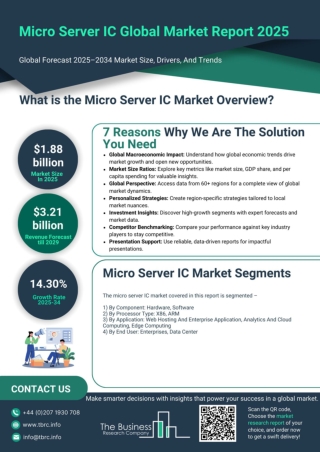 Micro Server IC Market Report 2025 - Micro Server IC Market Size And Share Analy