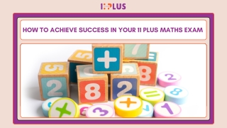How To Achieve Success In Your 11 Plus Maths Exam