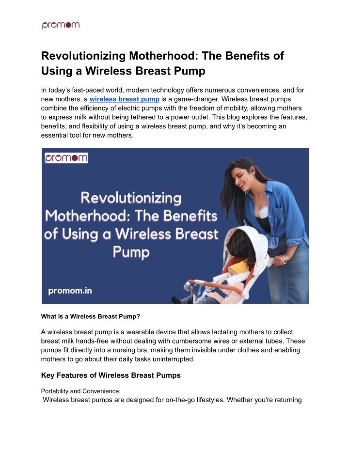 revolutionizing motherhood the benefits of using